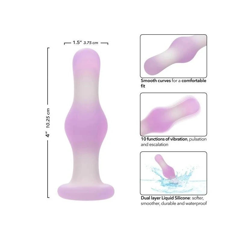 California Exotics Lavender Haze Bulb 10 Function Anal Probe Butt Plugs
