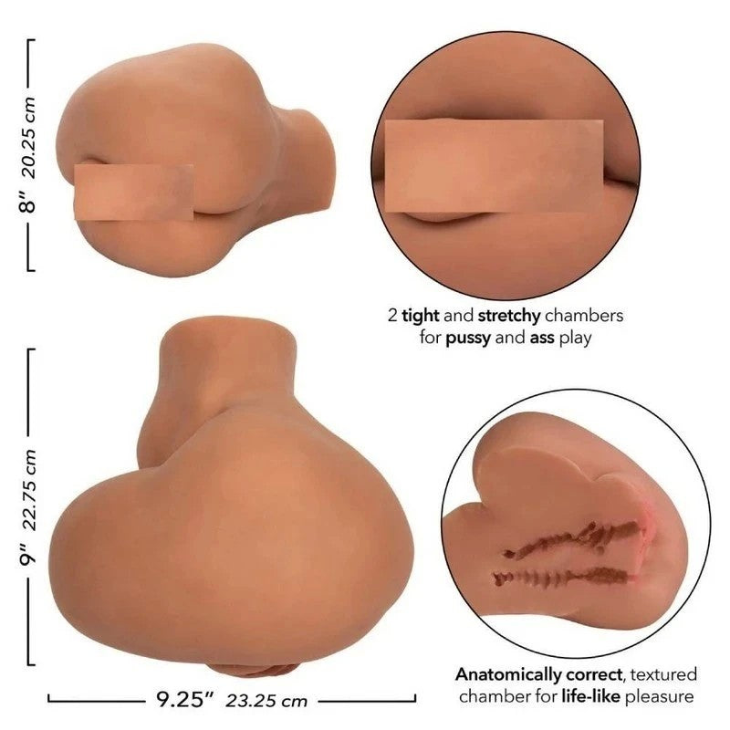 California Exotics Stroke It Side Banger Realistic Male Masturbator Realistic Butts And Vaginas