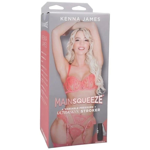 Main Squeeze Kenna James ULTRASKYN Realistic Pussy Stroker Vanilla - Masturbators and Strokers