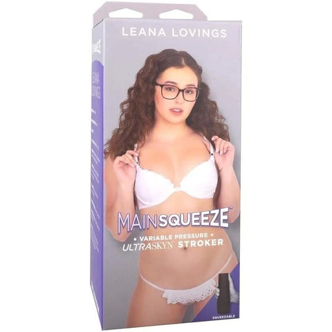 Main Squeeze Leana Lovings ULTRASKYN Pussy Masturbator Vanilla - Masturbators and Strokers