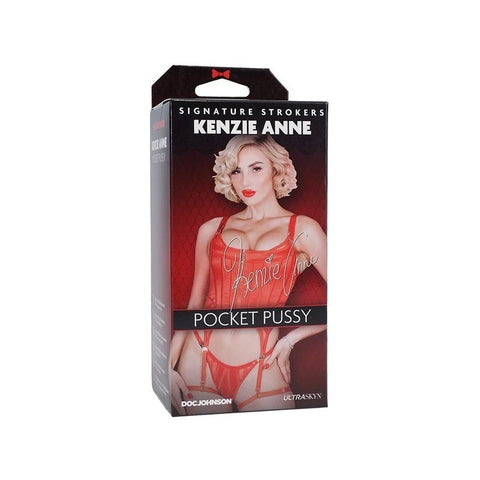 Doc Johnson Kenzie Anne ULTRASKYN Pocket Pussy Stroker - Masturbators and Strokers