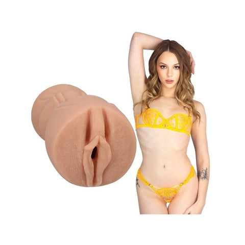 Doc Johnson Lily Larimar Pocket Pussy Masturbator Vanilla - Masturbators and Strokers