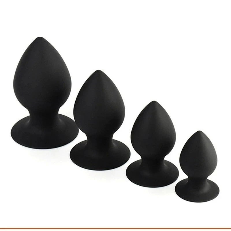 BDStyle Loving Joy Silicone Butt Plug Black Butt Plugs