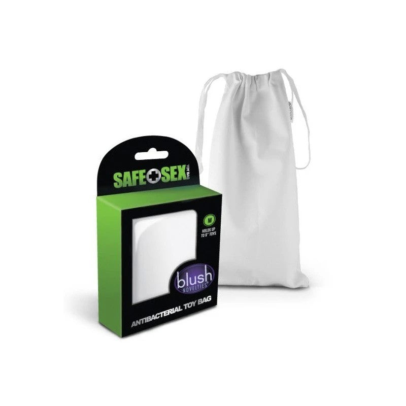 Blush Novelties Safe Sex Antibacterial Toy Storage Bag Medium Vibrator Accessories