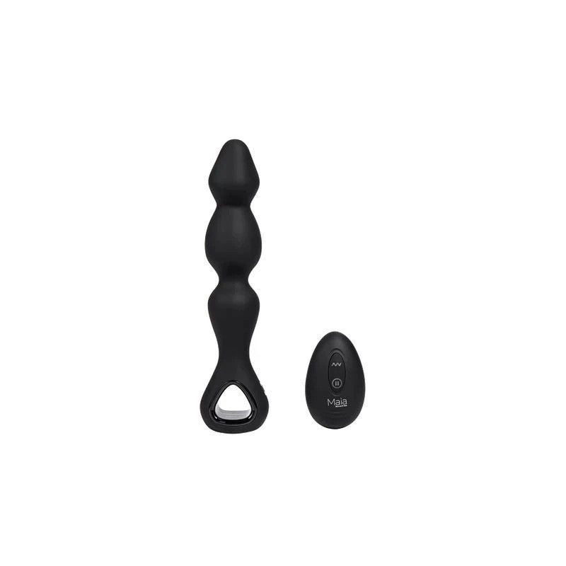 Maia HUDSON Wireless Remote Controlled Anal Vibrator Black - Anal Vibrators