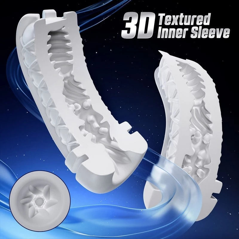 CyberSkin B-Warrior Sucking and Vibrating Mens Masturbator Black Masturbators and Strokers