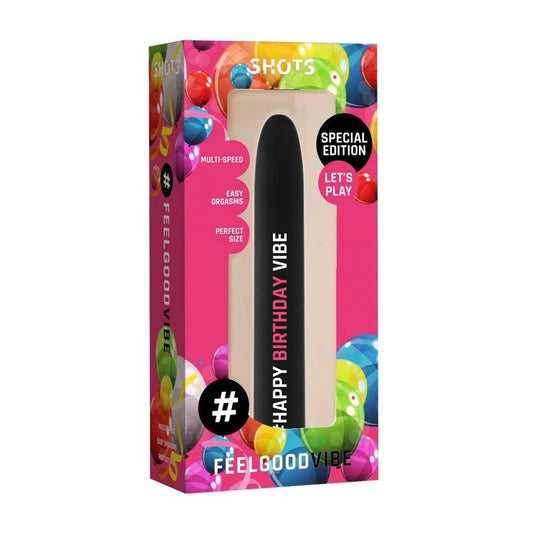 Shots Toys Feelgood HappyBirthday Bullet Vibrator - Bullet Vibrators
