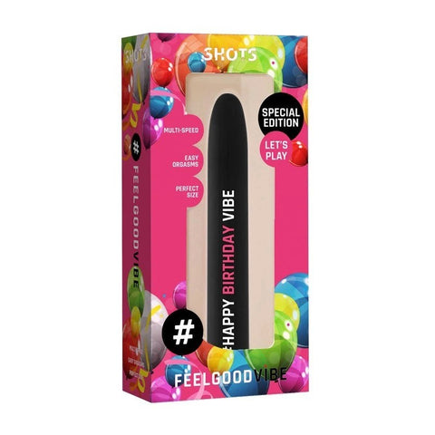 Shots Toys Feelgood HappyBirthday Bullet Vibrator - Bullet Vibrators