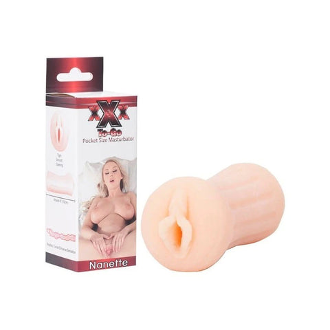 Excellent Power XXX To Go Nanette Pocket Sized Vagina Masturbator Flesh - Masturbators and Strokers