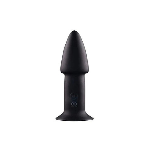 Excellent Power Butt Fun USB Rechargeable Butt Plug Black - Butt Plugs