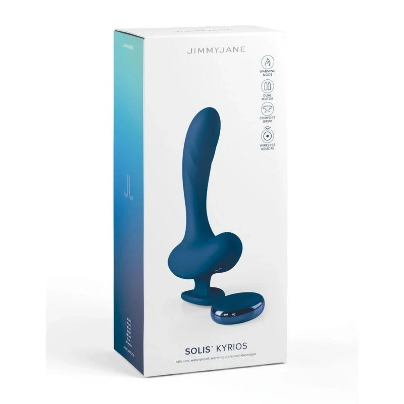 JimmyJane Solis Kyrios Rechargeable Prostate Massager Blue Prostate Toys