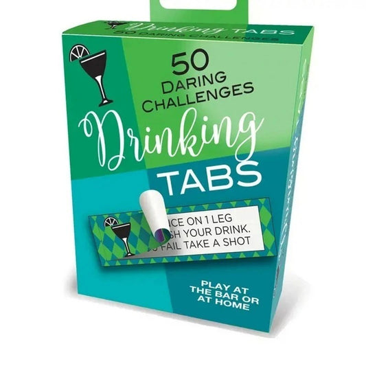 Little Genie Drinking Tabs Set Of 50 Drinking Challenges Adult Card Game - Party Gifts and Novelties