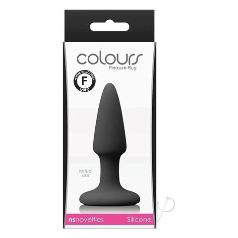 NS Novelties Colours Pleasures Mini Butt Plug Black - Butt Plugs