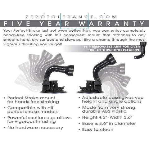 Zero Tolerance Perfect Stroke Mount Suction Cup Holder - Masturbators and Strokers