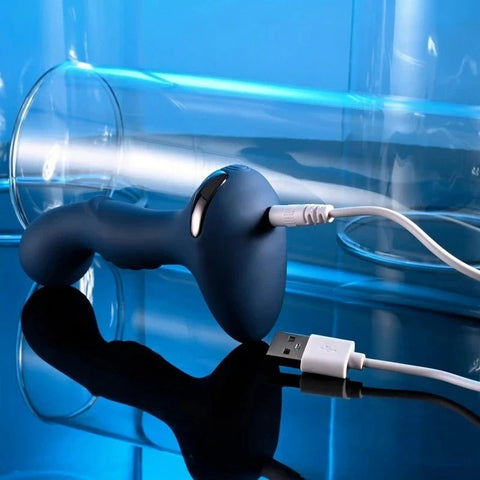Zero Tolerance BLUE OASIS Vibrating Anal Plug Blue - Butt Plugs