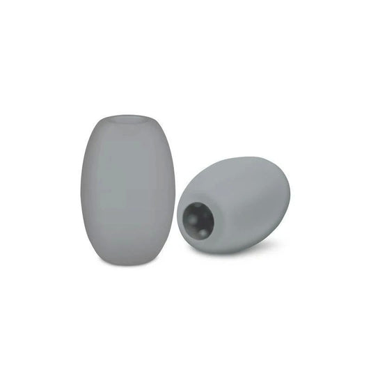 Zolo Grey Mini Bubble Squeezable & Textured Stroker Grey - Masturbators and Strokers