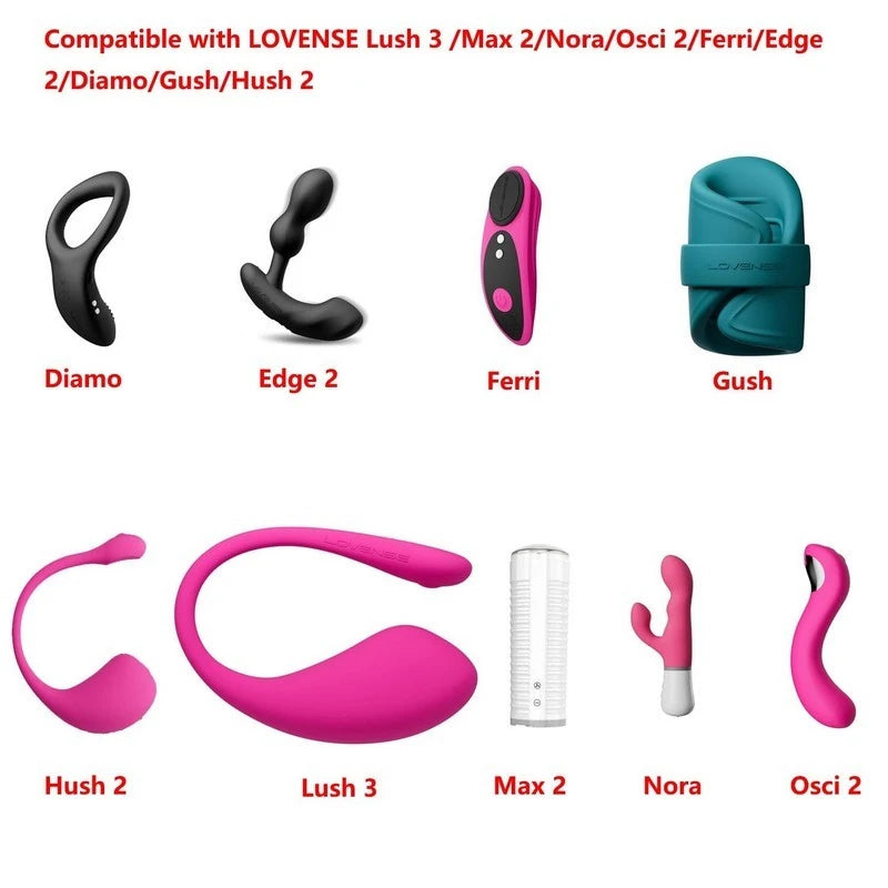 Lovense Charging Cable For Lush, Lush 2, Hush, Edge, Osci Vibrator Accessories