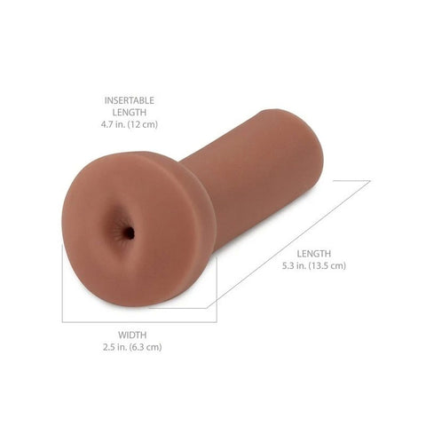 PDX Extreme Freshman Fuckslut Mens Stroker Brown - Masturbators and Strokers