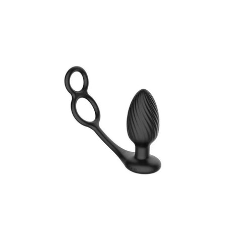 Nexus Tornado Remote Controlled Cock & Ball Ring With Vibrating Anal Plug - Butt Plugs