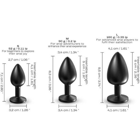 Marc Dorcel Onix Metal Butt Plug - Butt Plugs