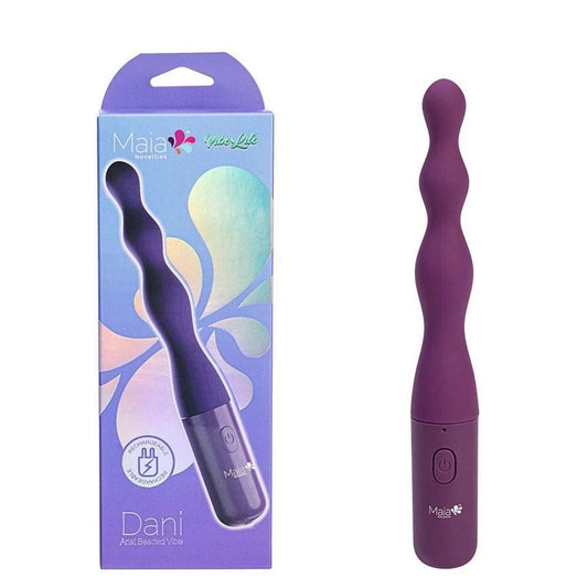 Maia DANI USB Rechargeable Beaded Anal Vibrator - Anal Vibrators