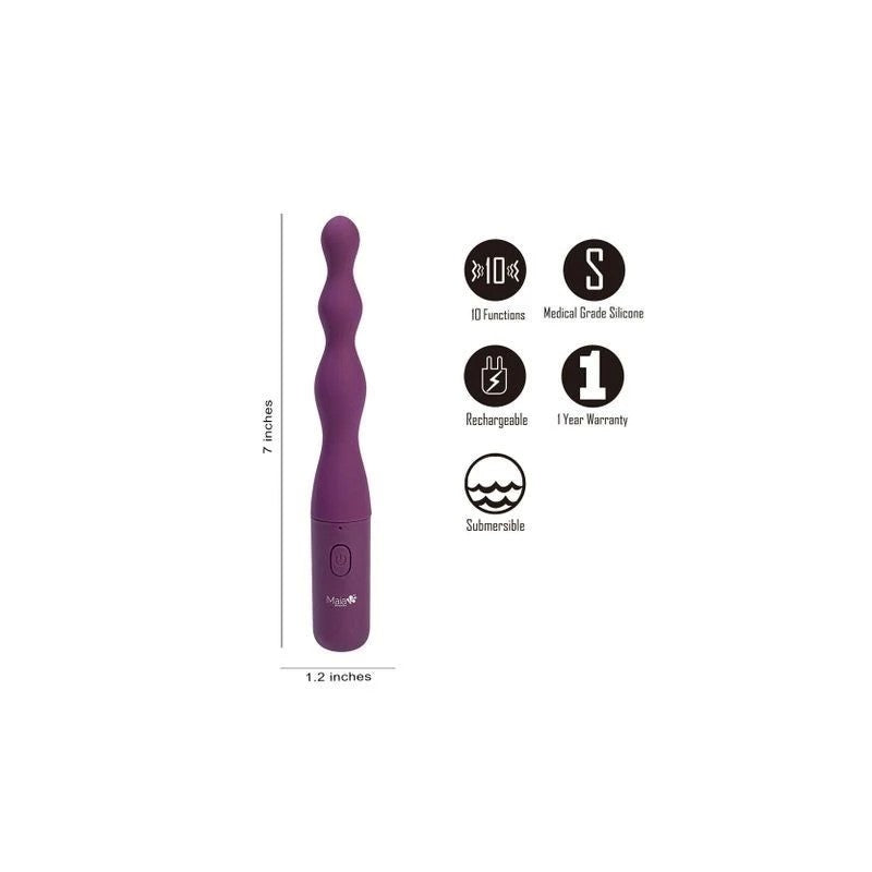 Maia DANI USB Rechargeable Beaded Anal Vibrator Anal Vibrators