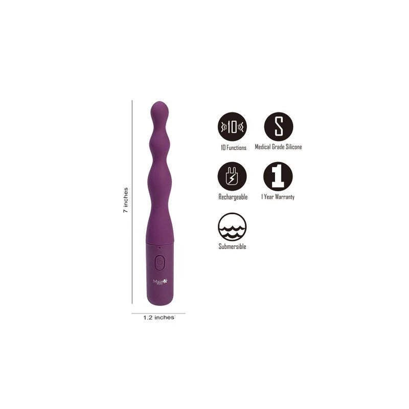 Maia DANI USB Rechargeable Beaded Anal Vibrator Anal Vibrators