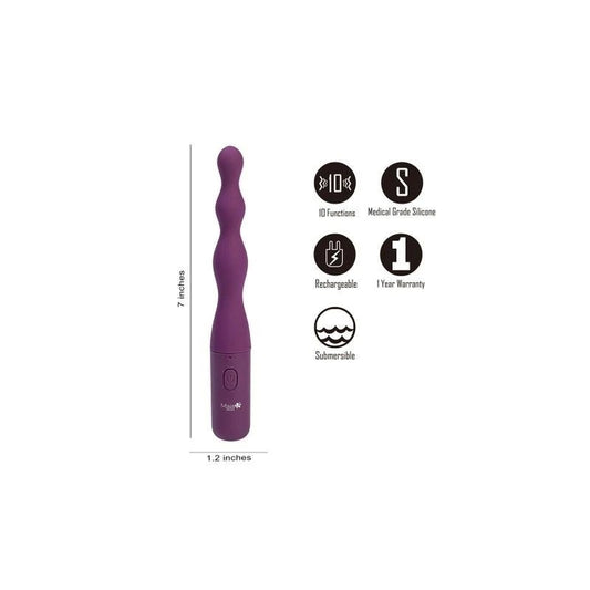 Maia DANI USB Rechargeable Beaded Anal Vibrator - Anal Vibrators