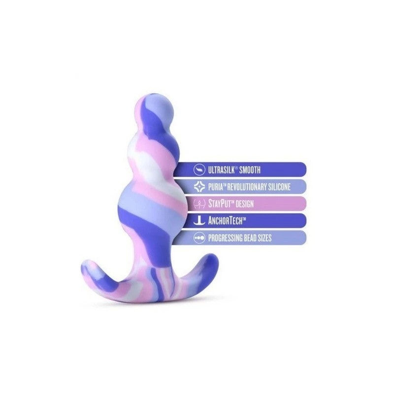 Avant Twilight Silicone Anal Plug Blue Butt Plugs