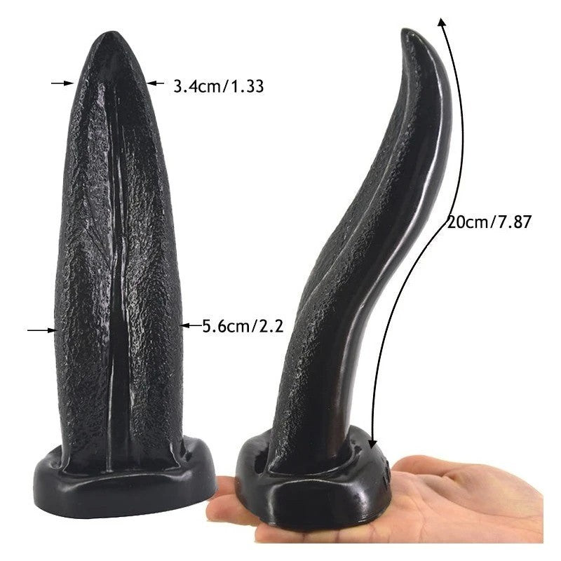 FAAK Tongue Shape Anal Plug Butt Plugs