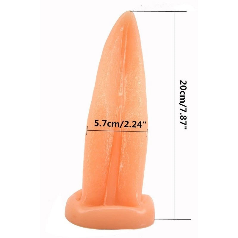 FAAK Tongue Shape Anal Plug Butt Plugs