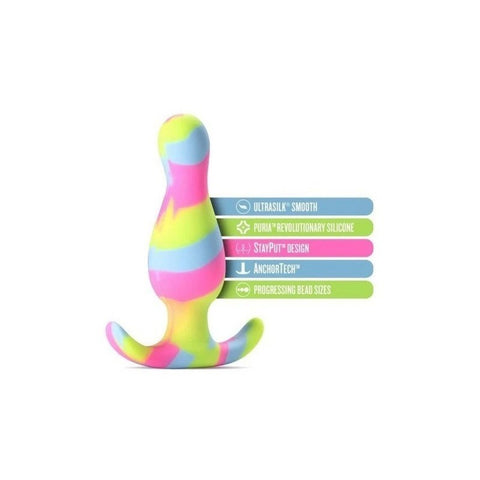 Avant Kaleido Tapered Head Silicone Butt Plug - Butt Plugs