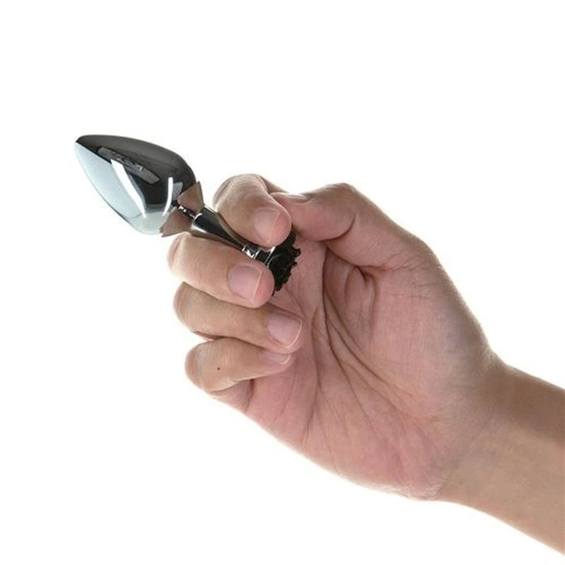 LUX Active 3 Inches Rose Metal Butt Plug Butt Plugs