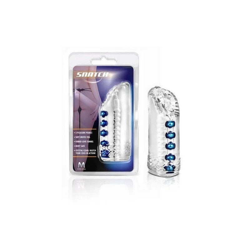 M for Men Snatch Soft & Realistic Male Masturbator Clear Masturbators and Strokers