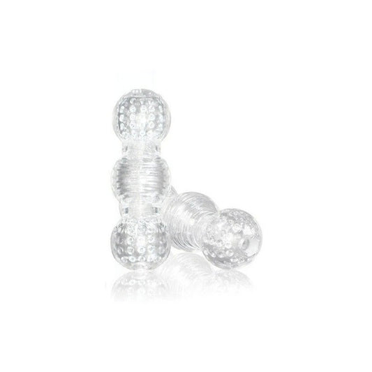 M for Men Master Stretchy Male Stroker Clear - Masturbators and Strokers