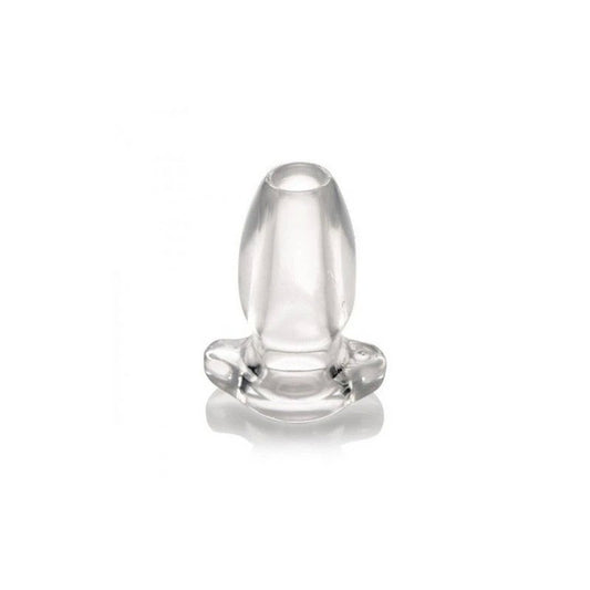 Master Series PeepHole Clear Hollow Anal Plug Small Butt Plugs