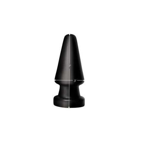 Master Series Ass Max Anal Plug Large Black - Butt Plugs