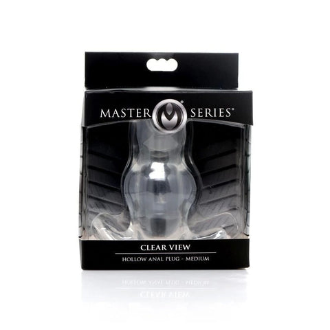 Master Series Clear View Hollow Anal Plug - Butt Plugs