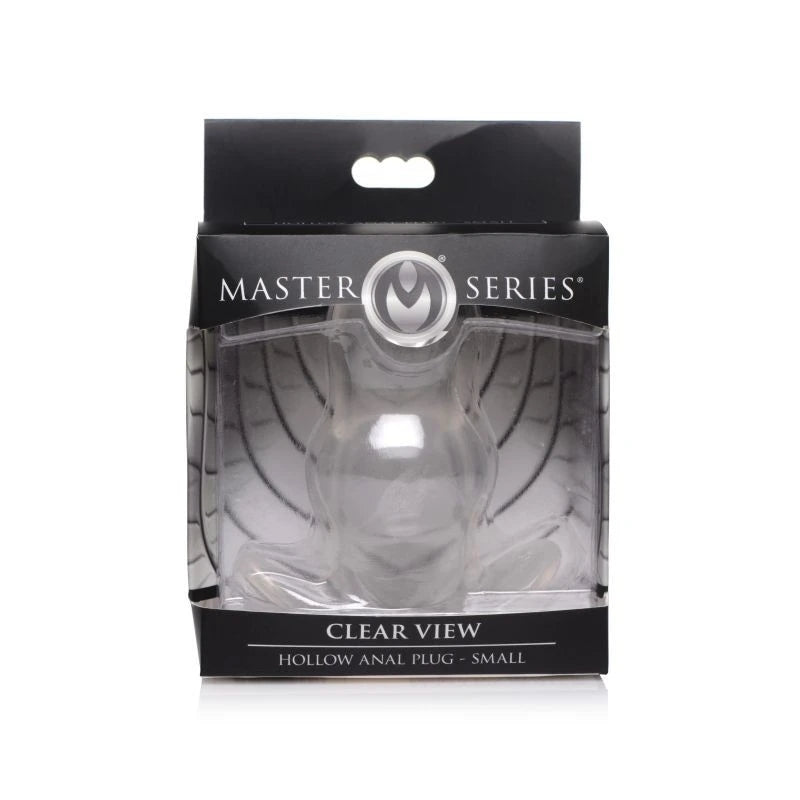 Master Series Clear View Hollow Anal Plug Butt Plugs