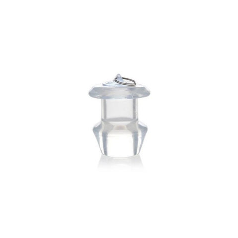 Master Series Ass Bung Clear Hollow Anal Dilator 3 Inch Medium - Butt Plugs