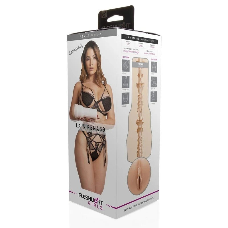 Fleshlight Girls La Sirena69 Perla Realistic Male Masturbator Fleshlight Male Masturbators
