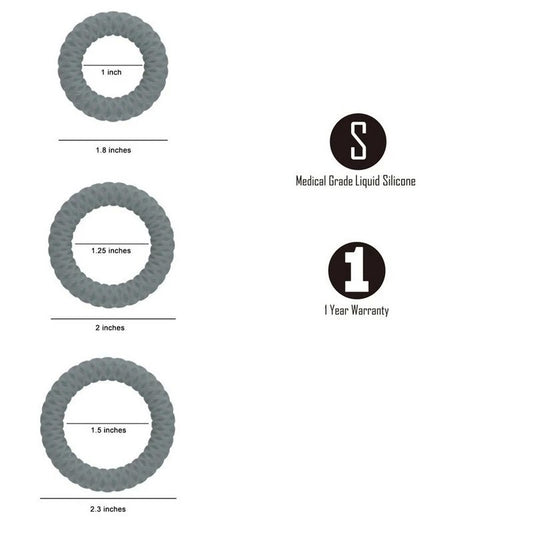 Maia ONYX - Versatile Vibrant Pleasure Rings - Cock Rings