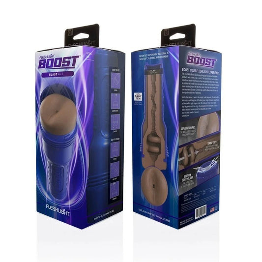 Fleshlight Boost Blast Male Pleasure Stroker Medium - Fleshlight Male Masturbators