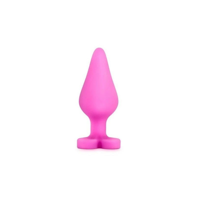 Play With Me Naughtier Candy Heart Shaped Ride Me Butt Plug 4 Inch Butt Plugs