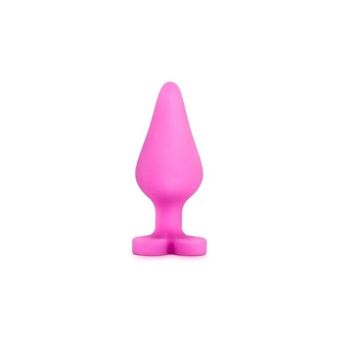 Play With Me Naughtier Candy Heart Shaped Ride Me Butt Plug 4 Inch - Butt Plugs