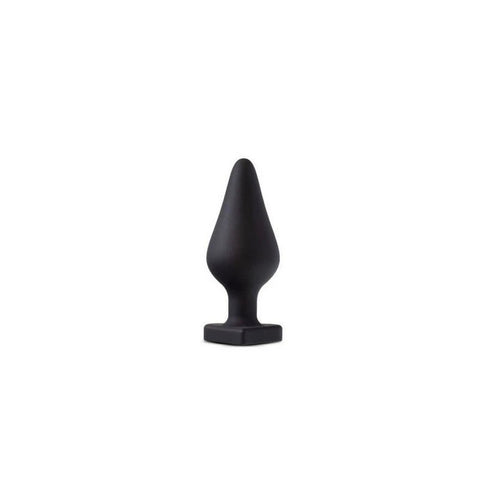 Temptasia Fuck Me Flexible Silicone Butt Plug Black - Butt Plugs