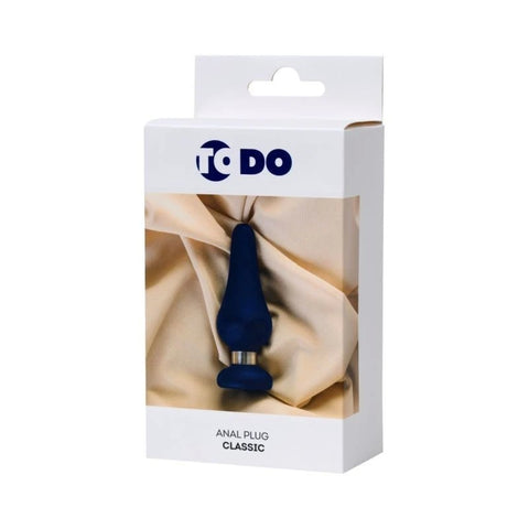 ToDo Silicone Anal Plug Classic Blue - Butt Plugs