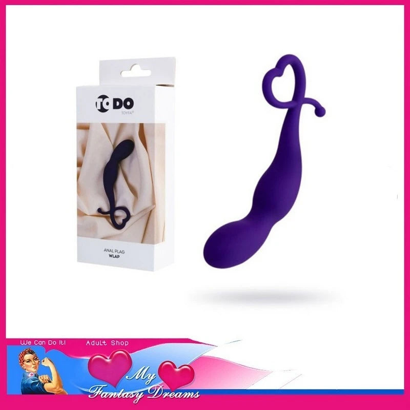 ToDo Wlap Curved Head Silicone Anal Plug Butt Plugs