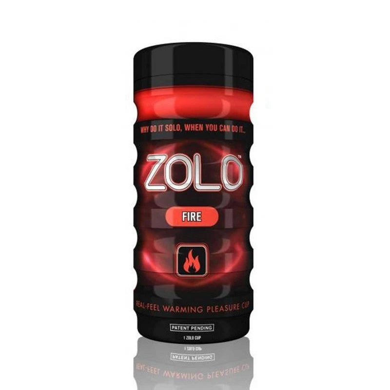 Zolo Fire Ultra Warming Sensations Male Masturbator Cup Masturbators and Strokers