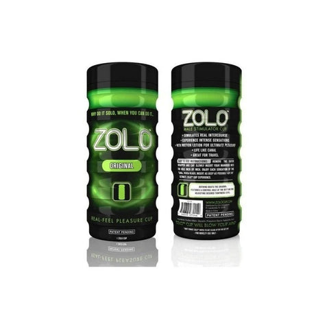 Zolo The Original Silicone Mens Masturbator Cup - Masturbators and Strokers